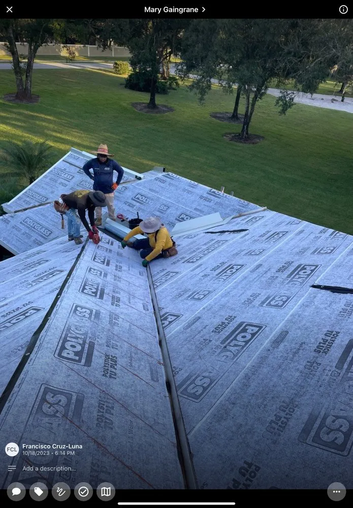 Slide of Len's Roofing