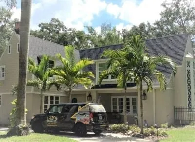 Slide of Len's Roofing