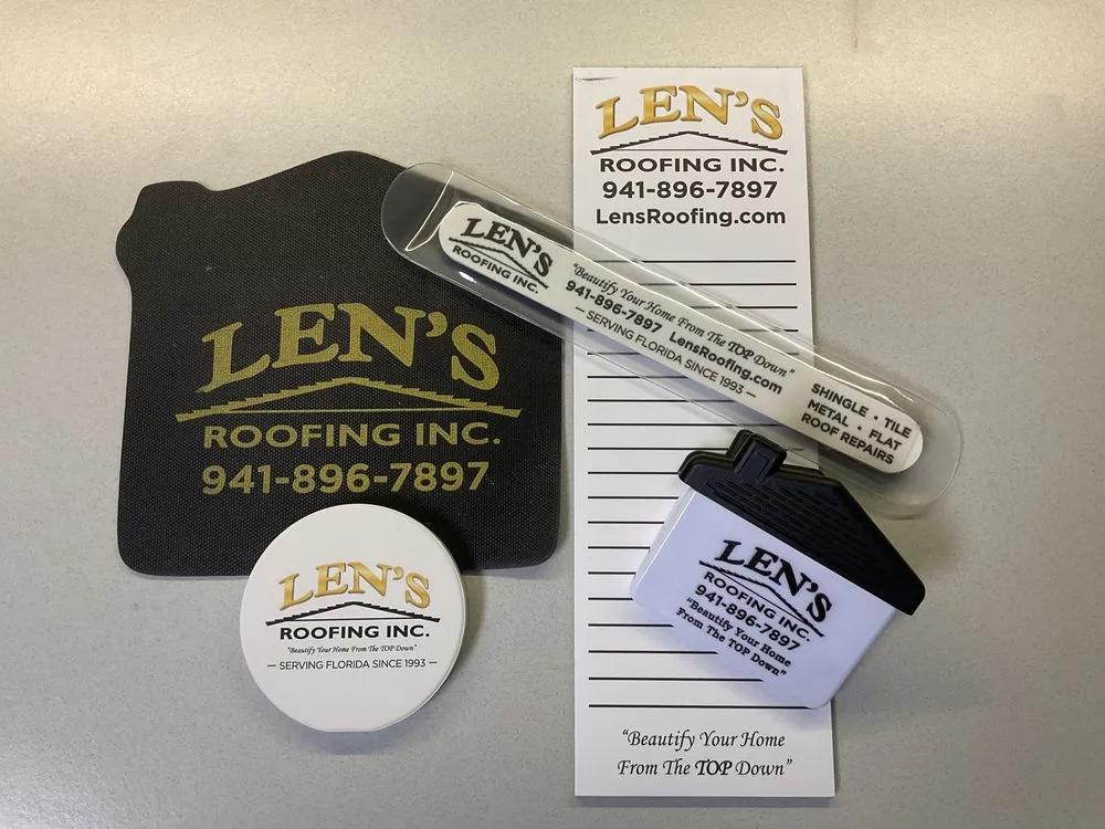 Slide of Len's Roofing