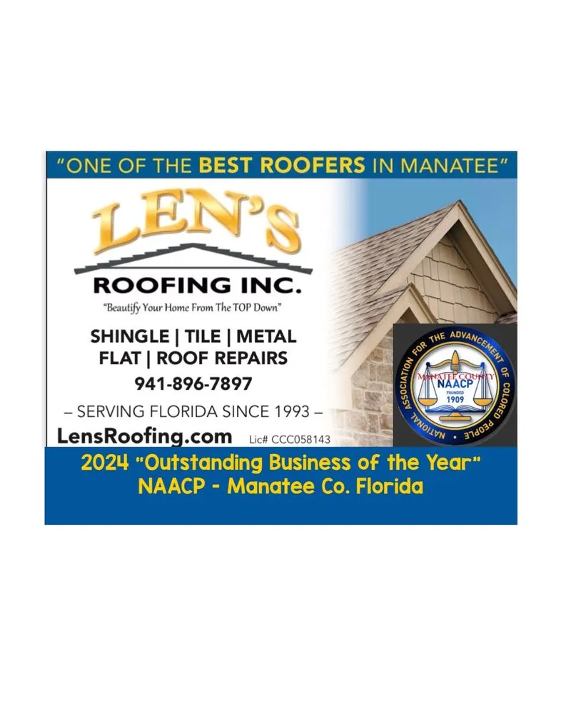 Slide of Len's Roofing