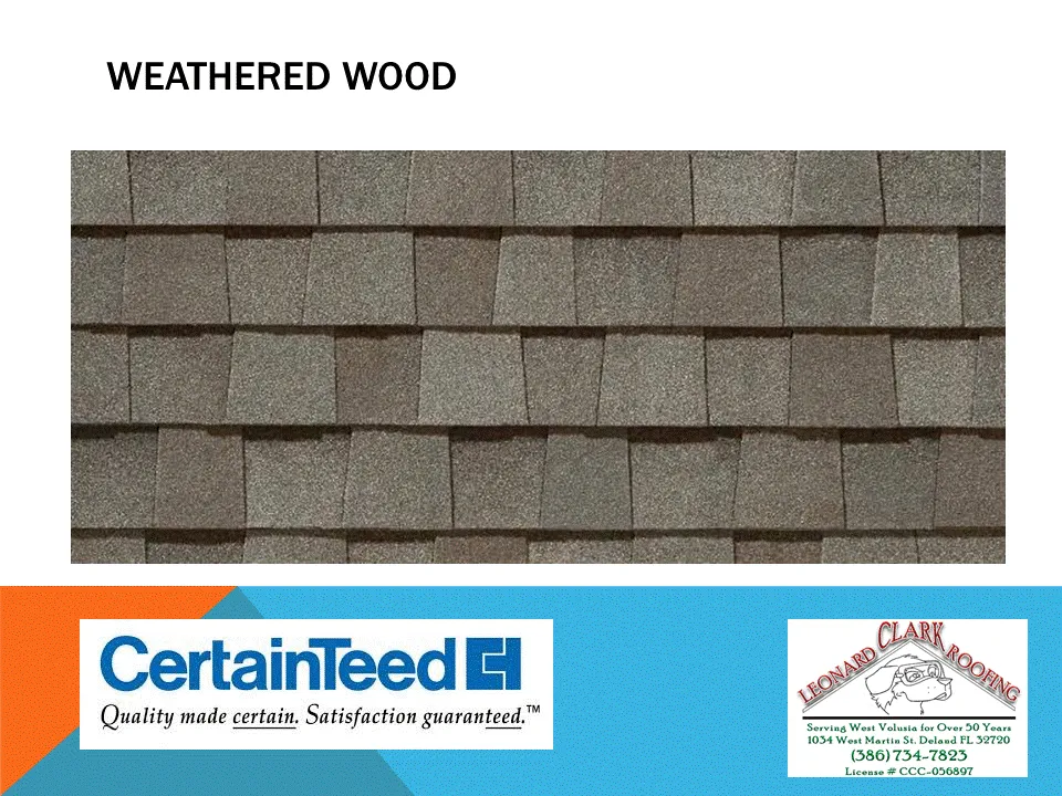 Slide of Leonard Clark Roofing