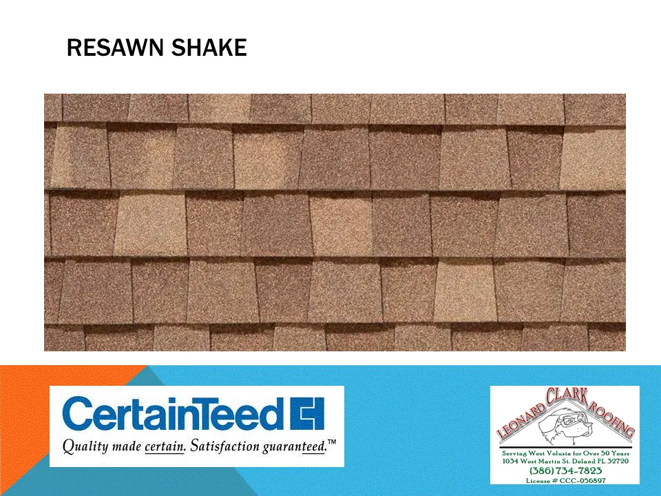 Slide of Leonard Clark Roofing