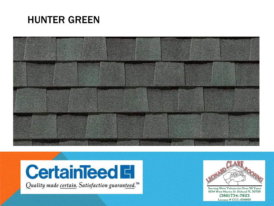 Slide of Leonard Clark Roofing