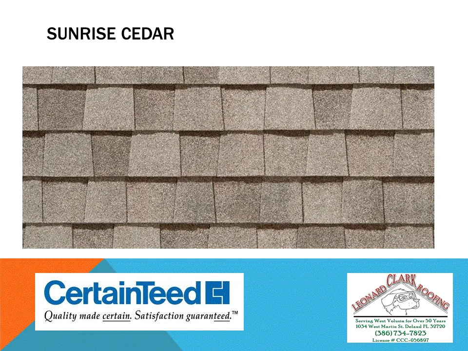 Slide of Leonard Clark Roofing