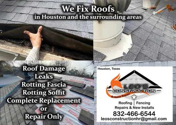 Leo's Construction and Home Repair Logo