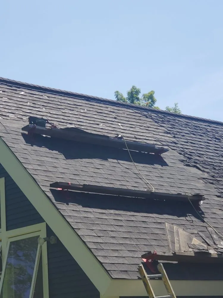 Slide of Leo's Roofing