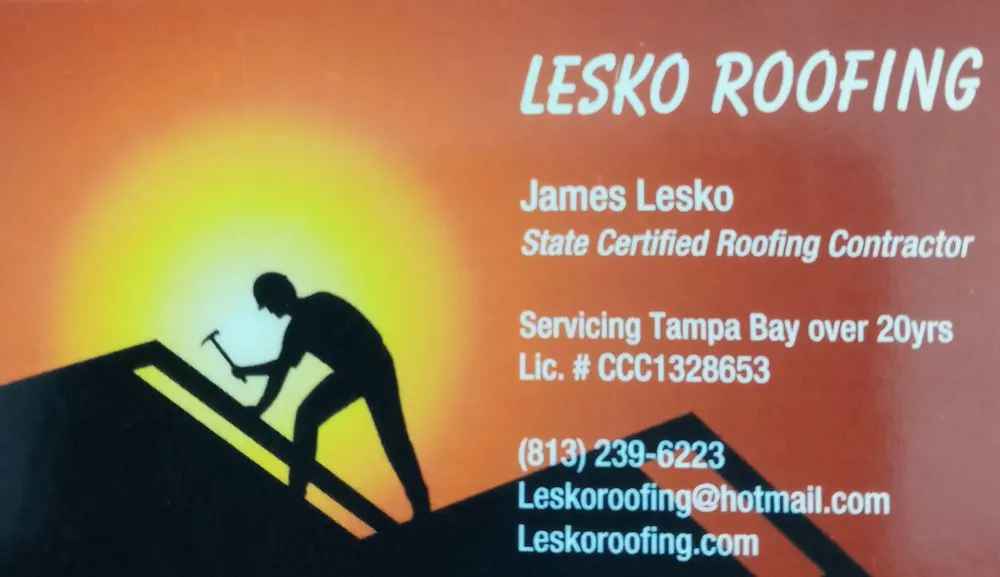 Slide of Lesko Roofing
