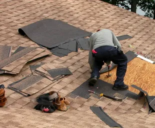 Slide of Leslies Roofing