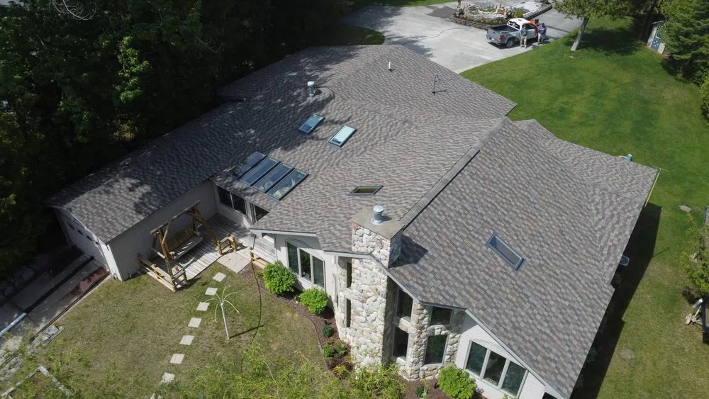 Slide of Level Up Roofing