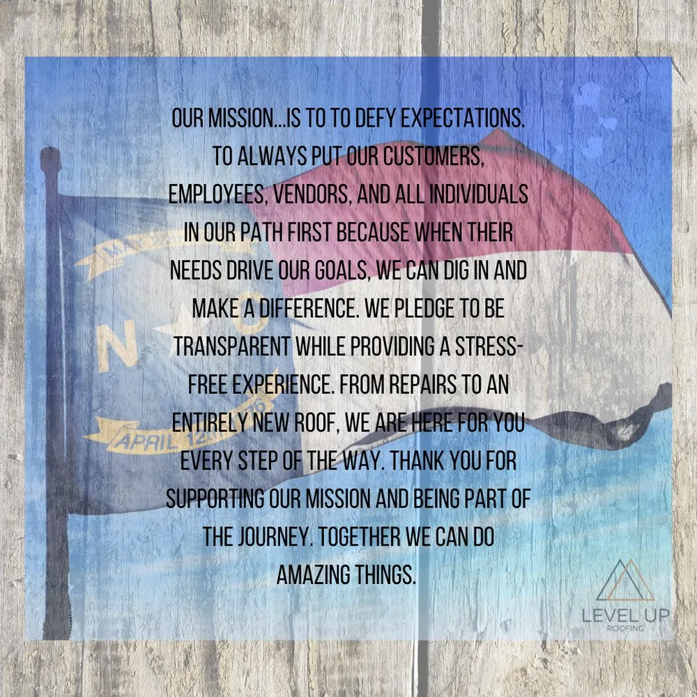 Slide of Level Up Roofing