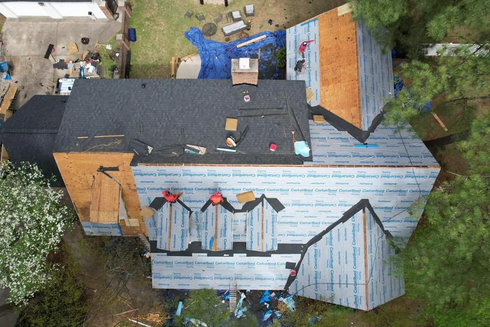 Slide of LevelUp Roofing