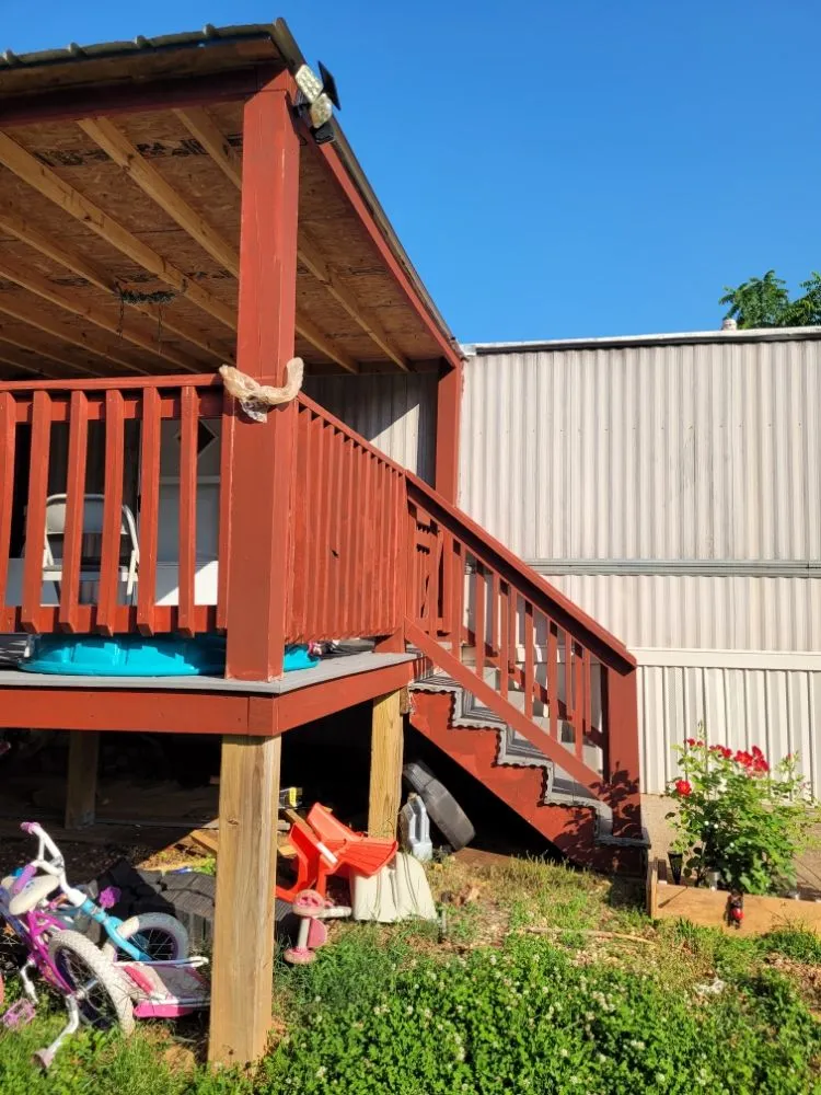 Emergency roof leak repair for residential properties in Evington, VA by Lgd Construction