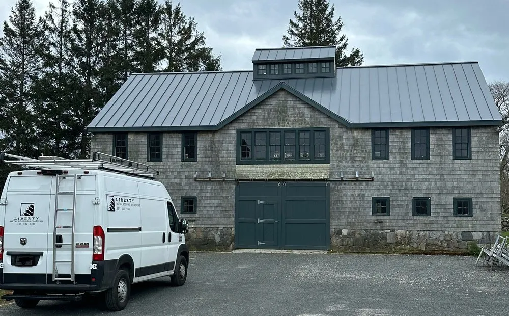 Slide of Liberty metal roofing and flashing