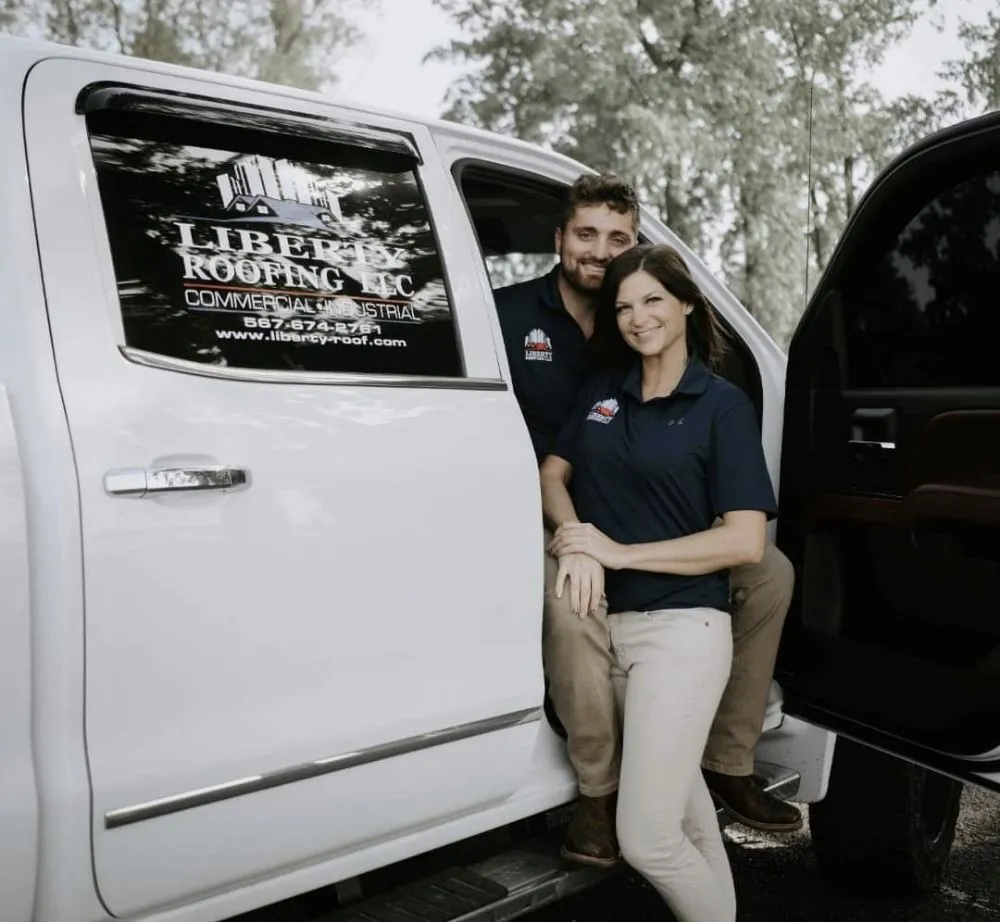 Slide of Liberty Roofing