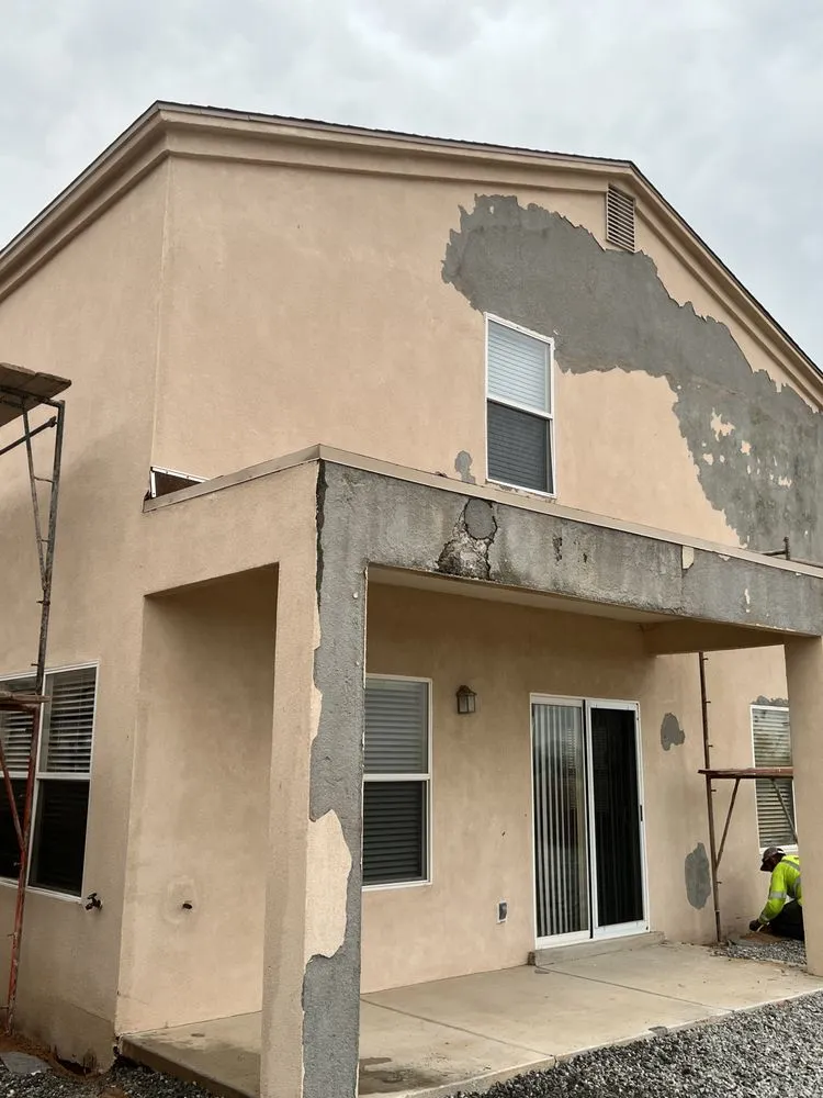 Slide of Lifetime Roof and Stucco