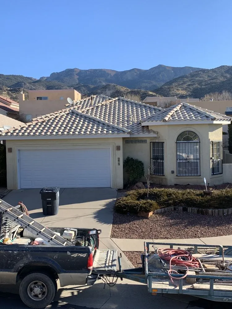 Slide of Lifetime Roof and Stucco