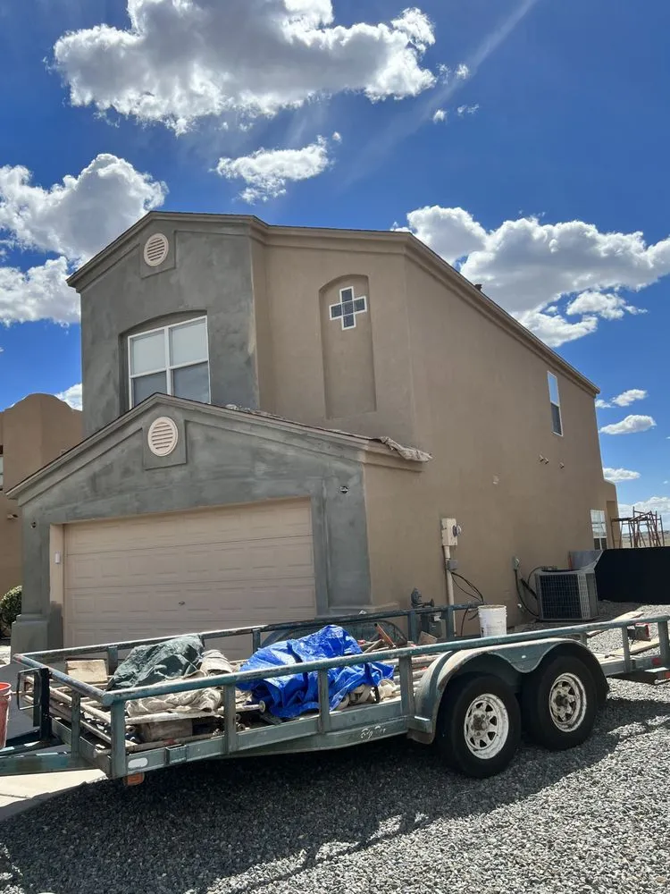 Slide of Lifetime Roof and Stucco