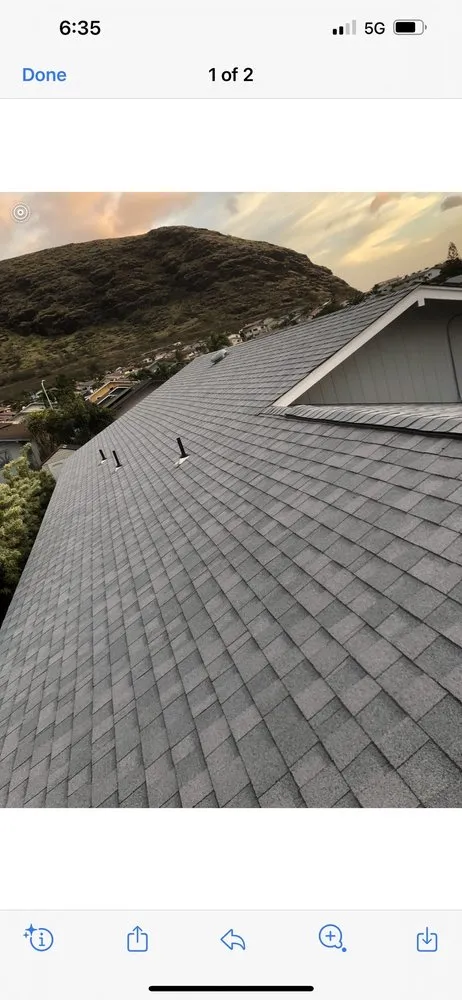Slide of Lifetime Roofing Hawaii
