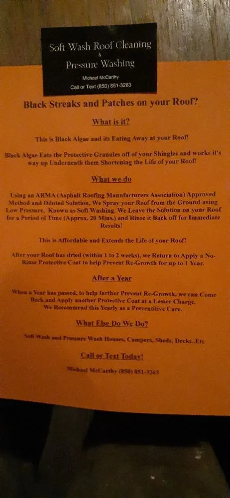 Slide of Lillian Softwash Roof Cleaning