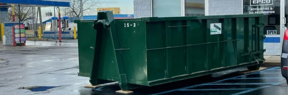 Slide of Lime City Dumpsters