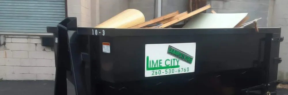 Slide of Lime City Dumpsters