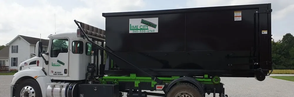 Slide of Lime City Dumpsters