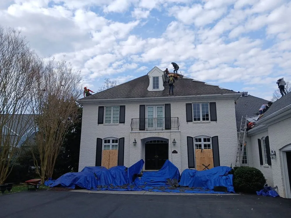 Slide of Line by Line Roofing