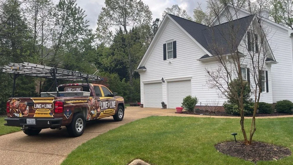 Slide of Line by Line Roofing