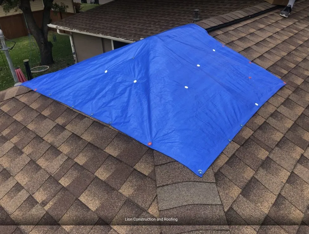 Slide of Lion Construction and Roofing