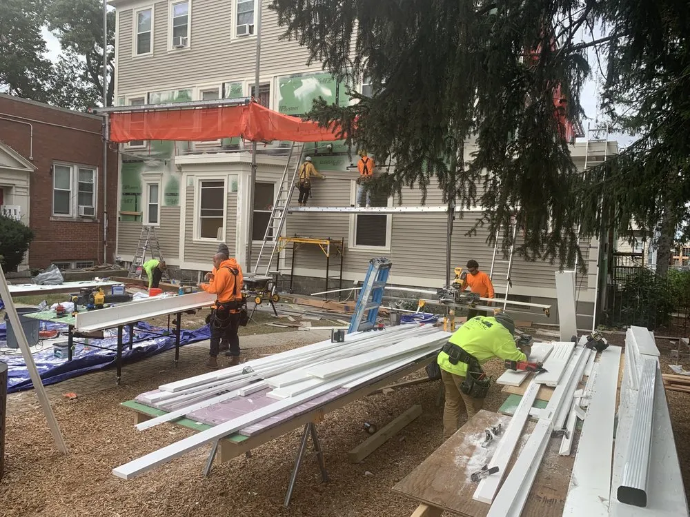 Slide of Lion Exteriors and Construction