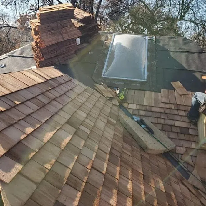 Slide of Lion Roofing & Gutters