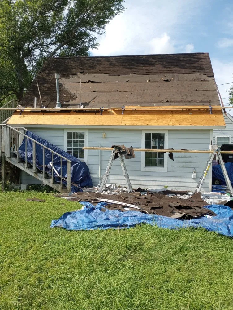 Slide of Lion Roofing