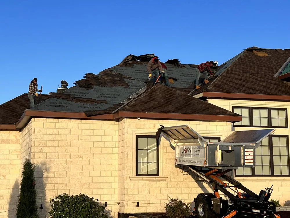 Slide of Little Apple Roofing