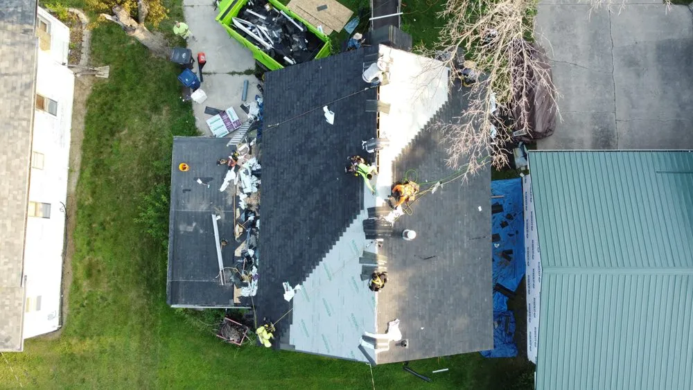 Emergency roof leak repair in Sioux Rapids, IA by Little Sioux Roofing