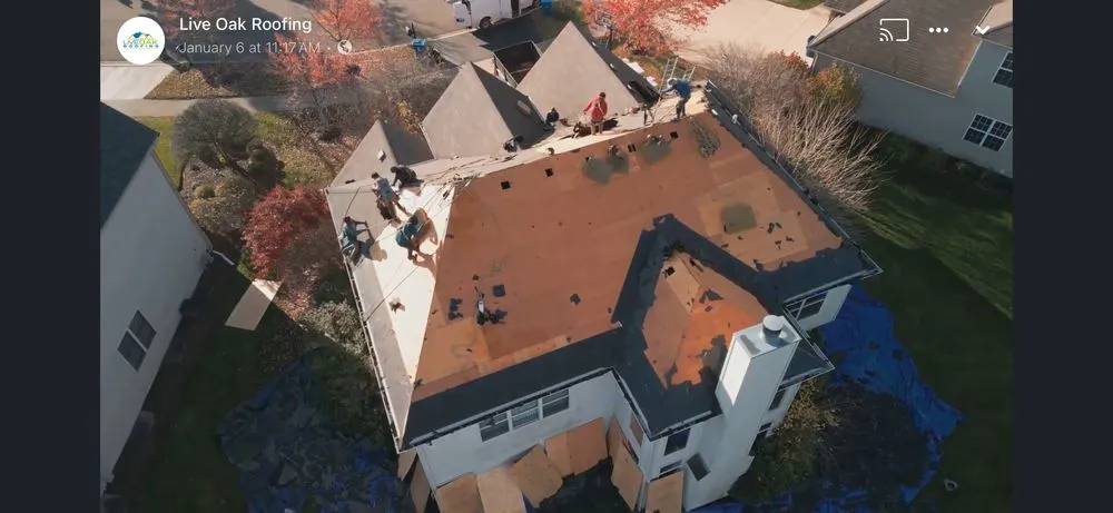 Slide of Live Oak Roofing