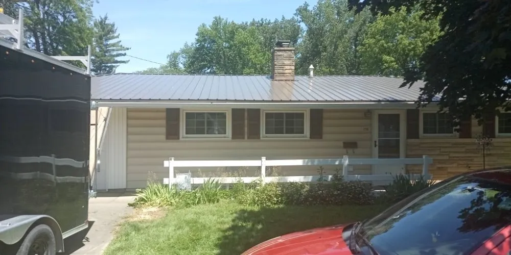 Licensed metal roofing installation for residential properties across Ohio City, OH - L&M Construction