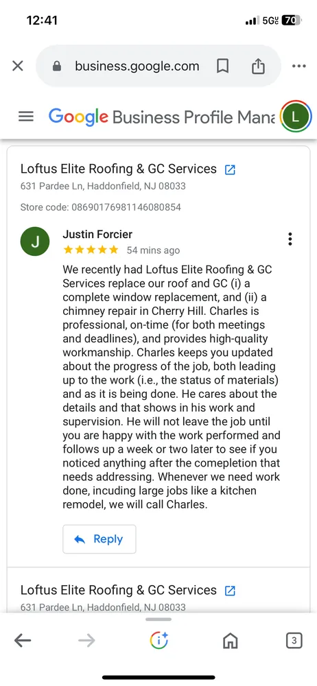 Slide of Loftus Elite