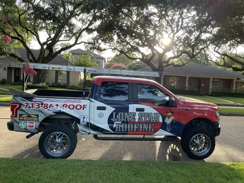 Slide of Lone Star Roofing