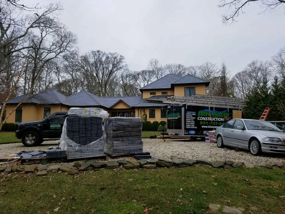 Slide of Long Island Construction