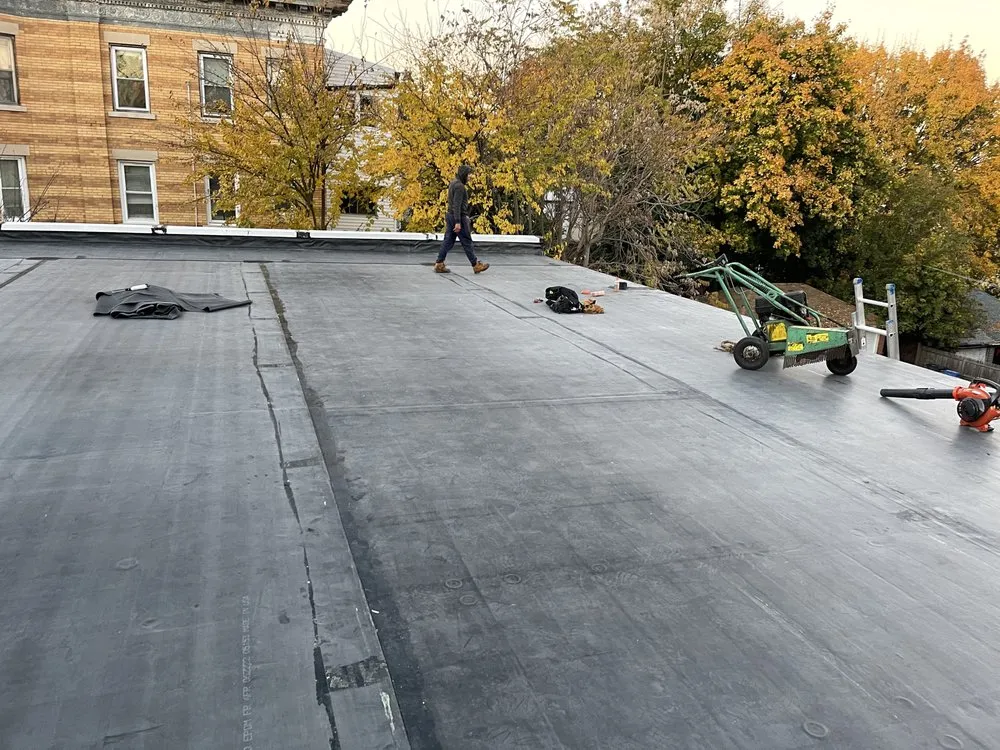 Slide of Long Island Flat Roof IslandWide Commercial Roofing