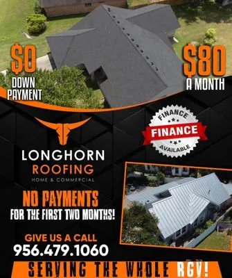 Longhorn Roofing Logo