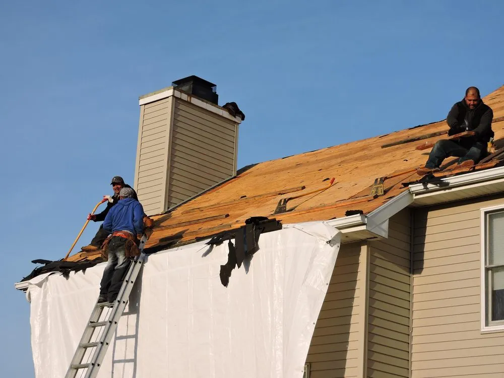 Professional flat roof repair after storm damage across Monroe Township, NJ - Longview Contracting