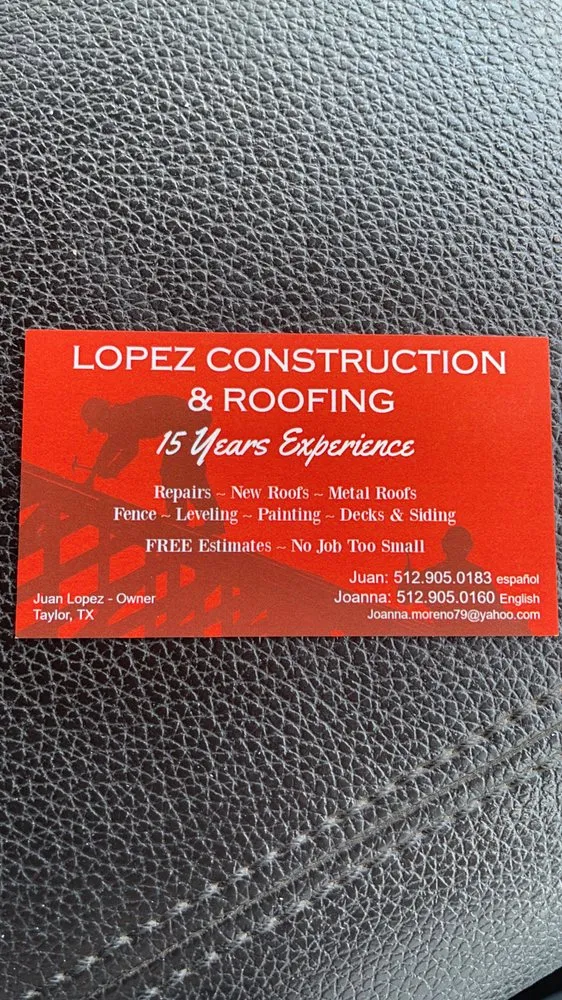 Slide of Lopez Construction and Roofing