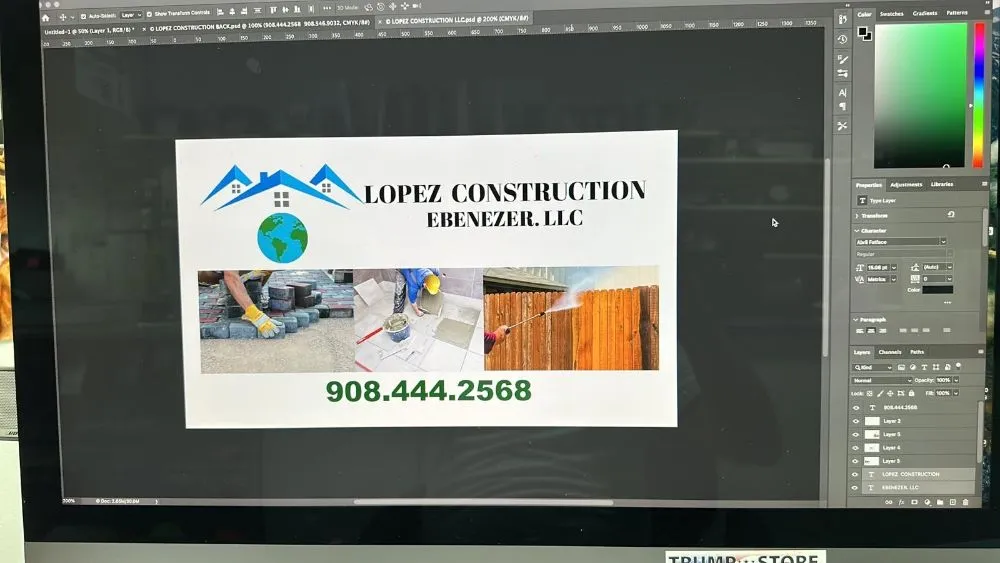 Slide of Lopez Construction Ebenezer
