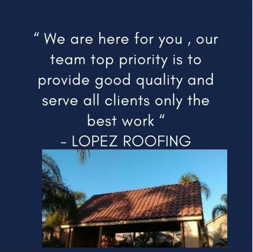 Slide of Lopez Roofing