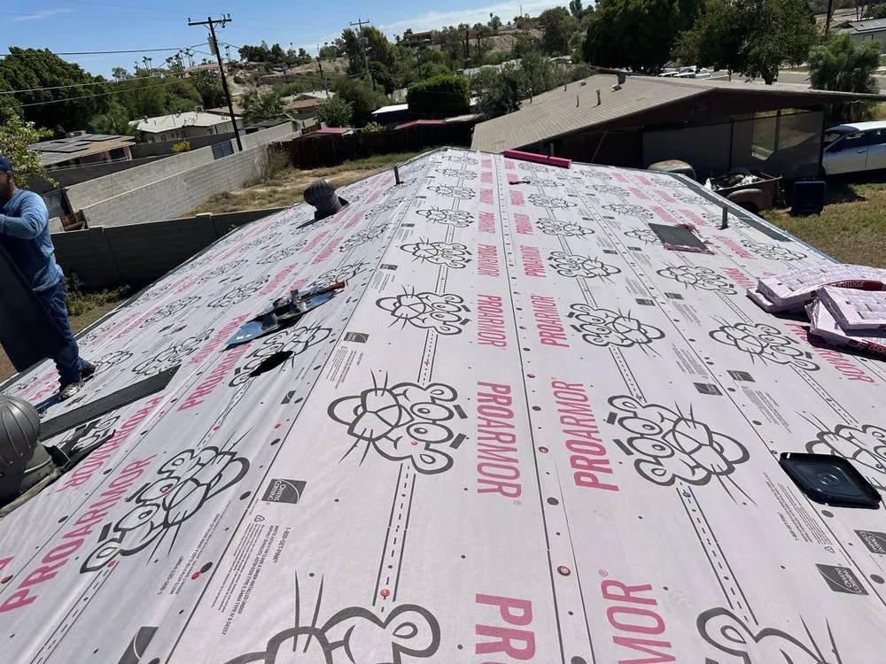 Slide of Lopez Roofing