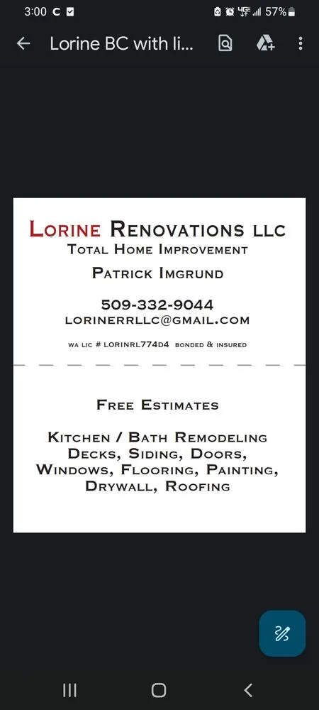 Slide of Lorine Renovations