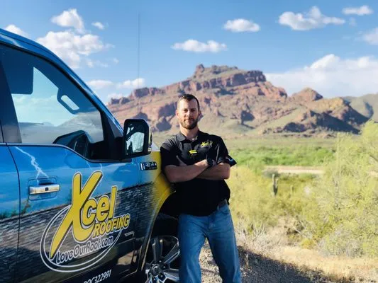 LoveOurRoof, an Xcel Company Logo