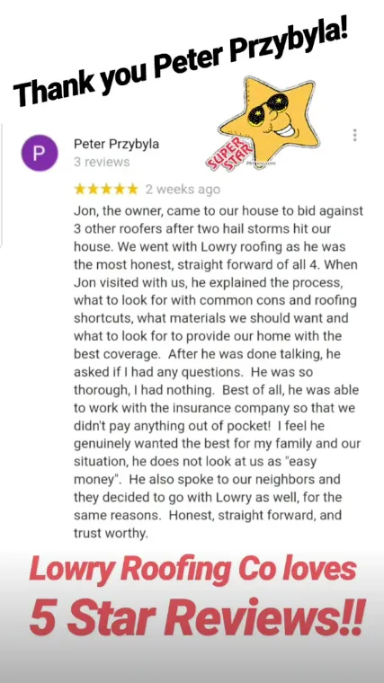 Slide of Lowry Roofing McKinney