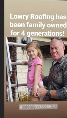 Lowry Roofing McKinney Logo